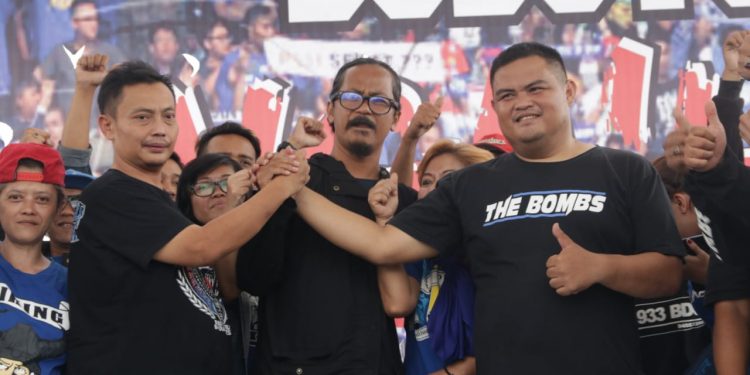 Siap Berantas Mafia Bola, Tiga Pentolan Suporter Persib Deklarasi Dukung Jokowi-Ma’ruf