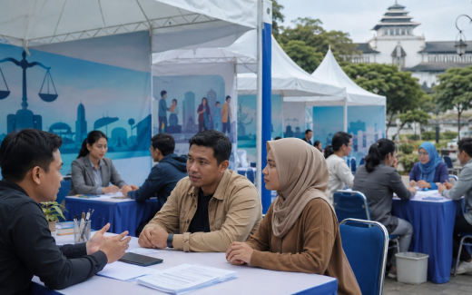 Ilustrasi festival layanan hukum bagi warga Bandung