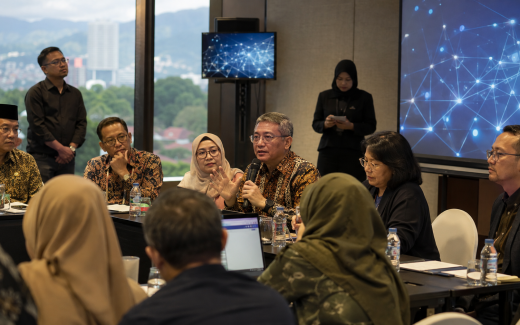 Ilustrasi kolaborasi pentahelix membangun ekosistem digital Jawa Barat