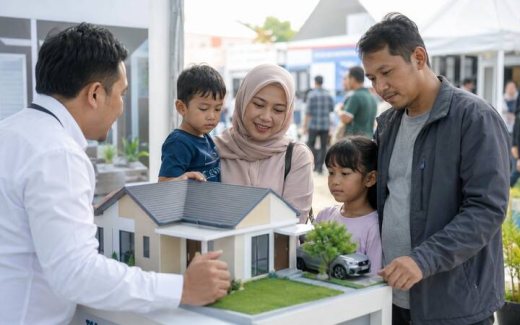 Ilustrasi kawasan rumah bersubsidi untuk masyarakat Kabupaten Garut