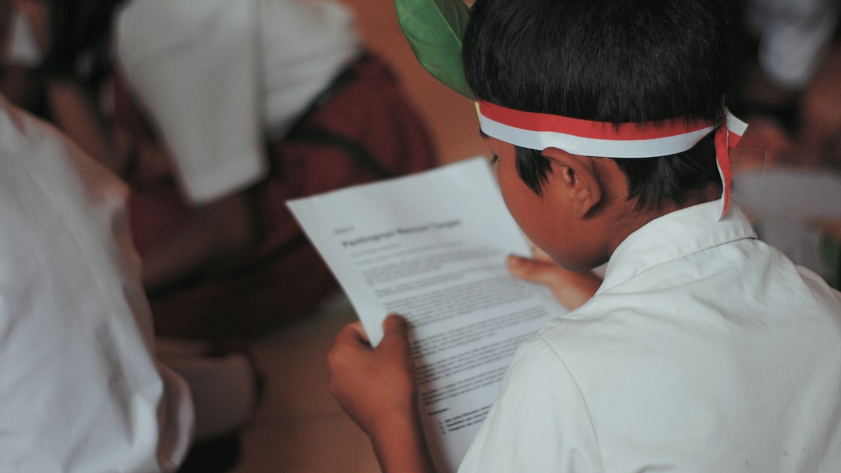 Ilustrasi pelajar dalam kegiatan pendidikan. Foto Unsplash/Husniati Salma.